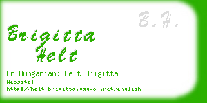 brigitta helt business card